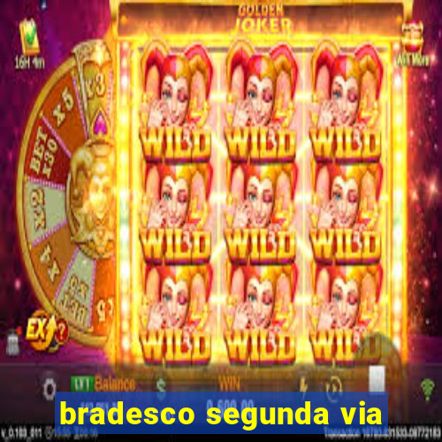 bradesco segunda via